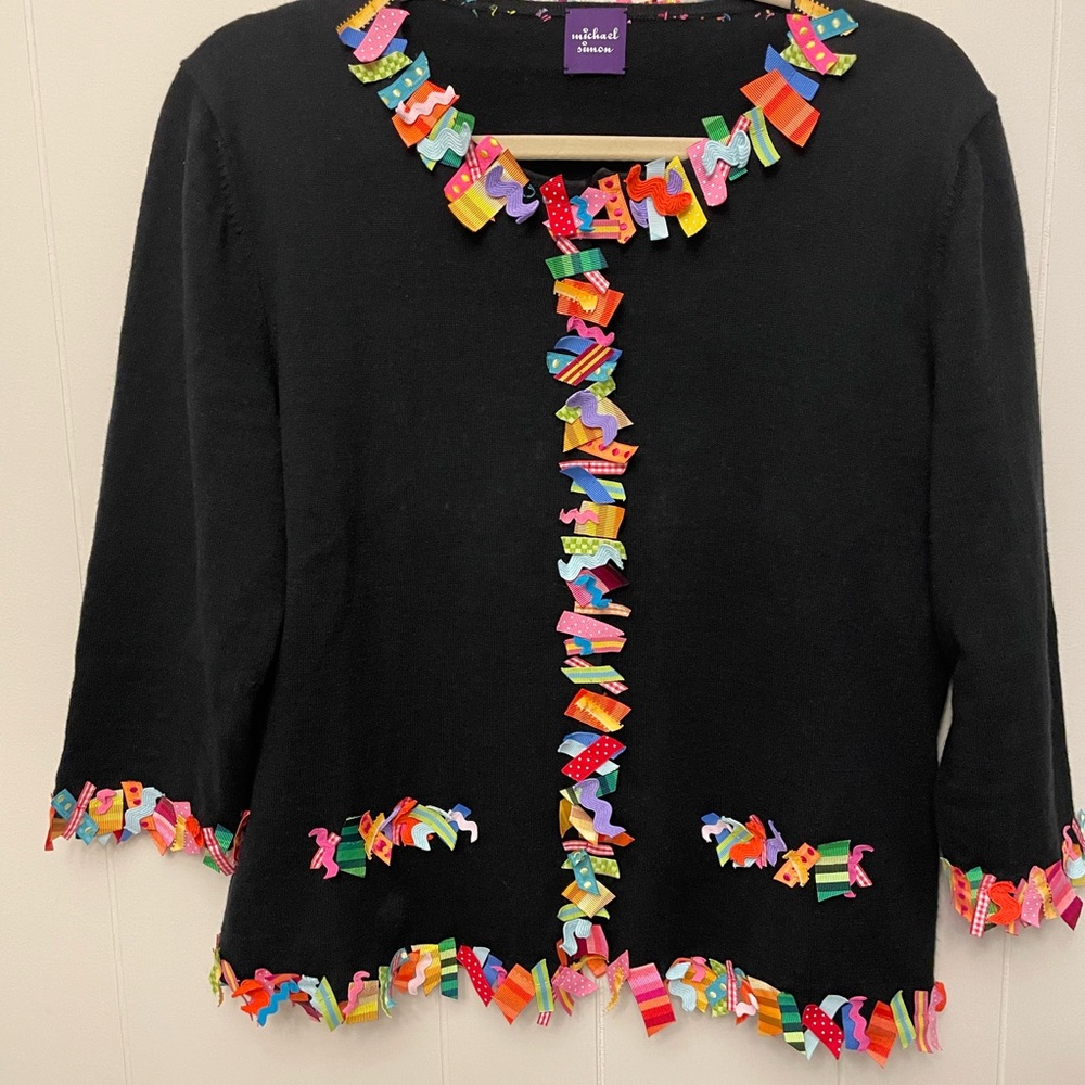 Michael Simon Vintage Confetti Cardigan